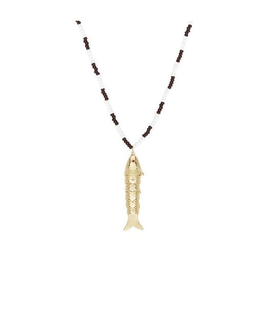 petit moments Brown Bait Necklace
