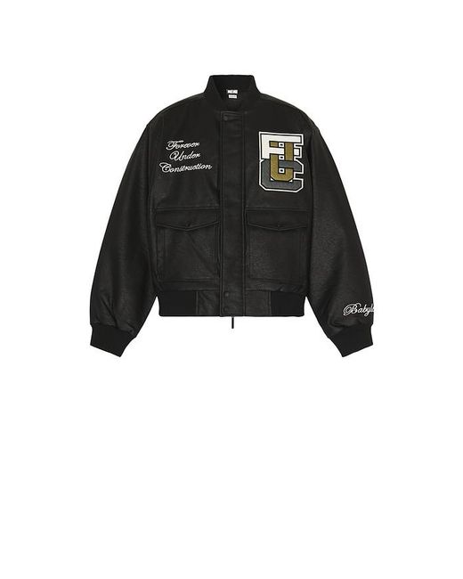 Babylon Black Forever Leather Jacket for men