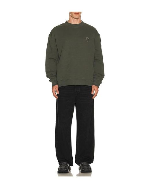 AllSaints Green Haven Crew Sweatshirt for men
