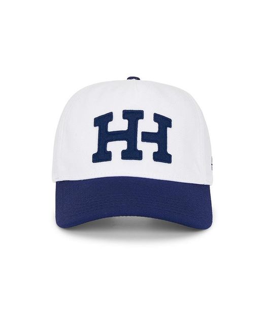 Huega House Blue Letterman Wool Hat for men