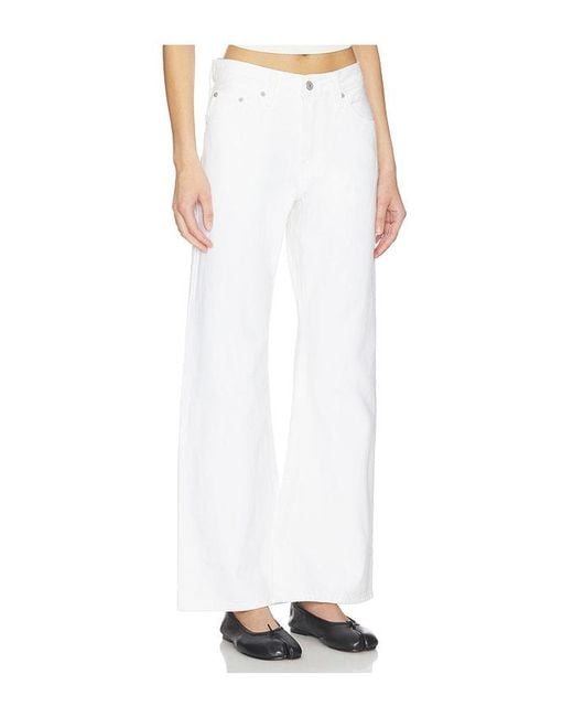 Levi's White Loose Boot