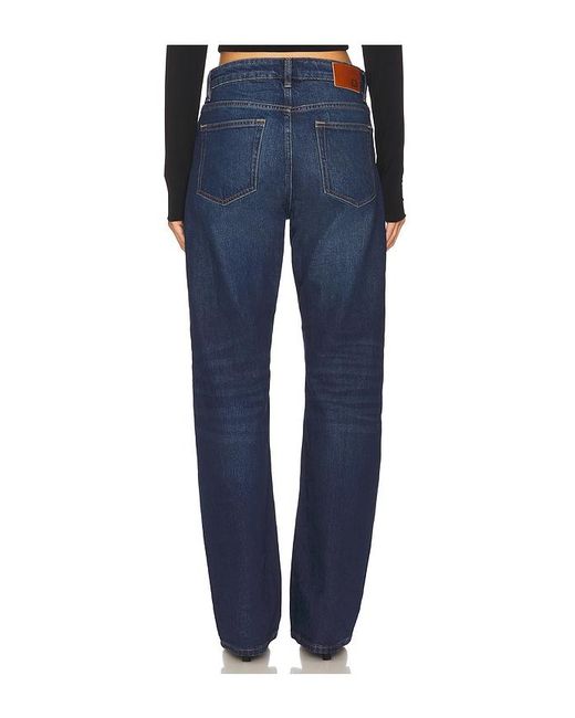 EB DENIM Blue Alida Loose Bowed Jean