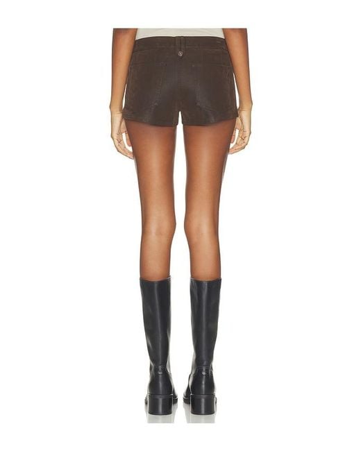 Free People Black Vagabond Suede Short