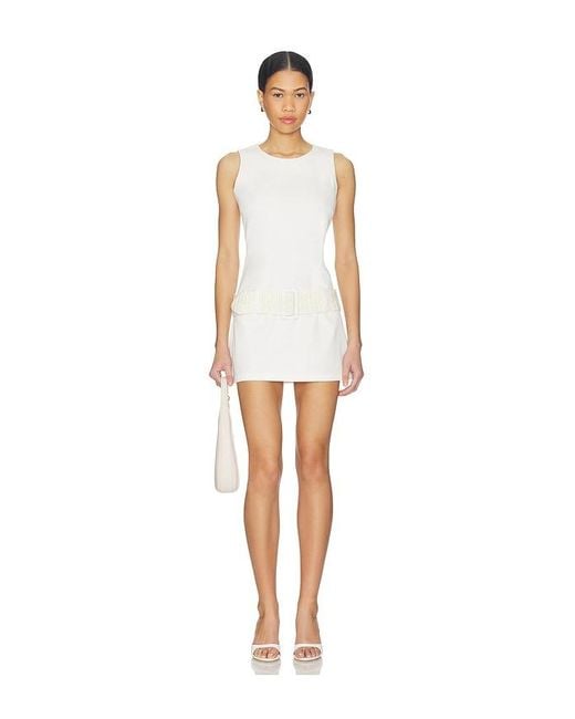 MY BEACHY SIDE White Alba Denim Dress