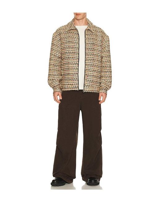 DIET STARTS MONDAY Multicolor Tweed Jacket for men