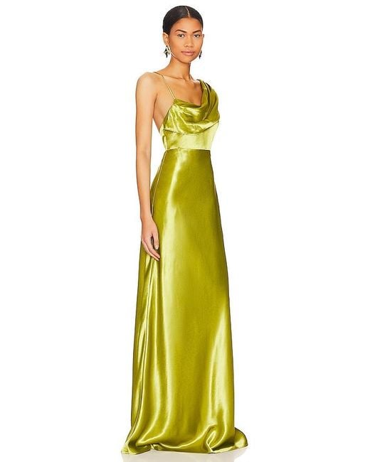 House of Harlow 1960 Yellow X Revolve Antonia Gown