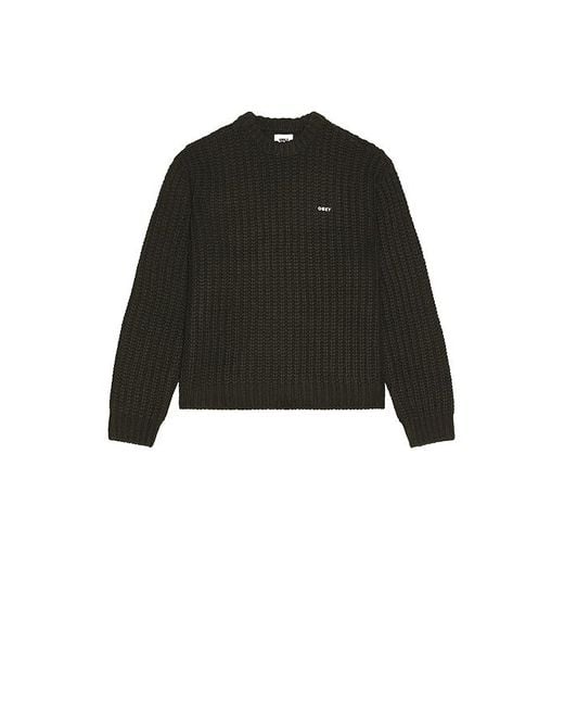 Obey Strick Bold in Black für Herren