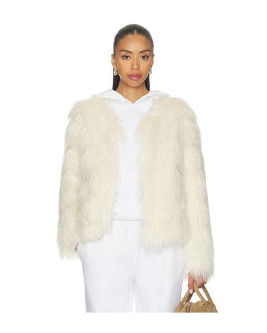 Unreal Fur White Sphere Jacket