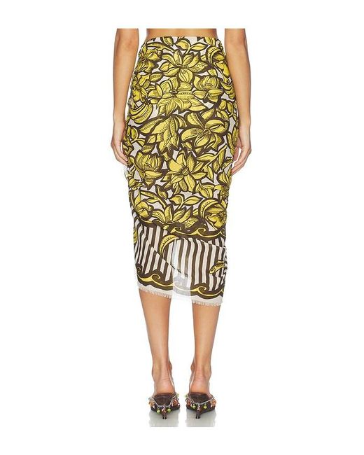 ALÉMAIS Yellow Mona Cotton Pareo