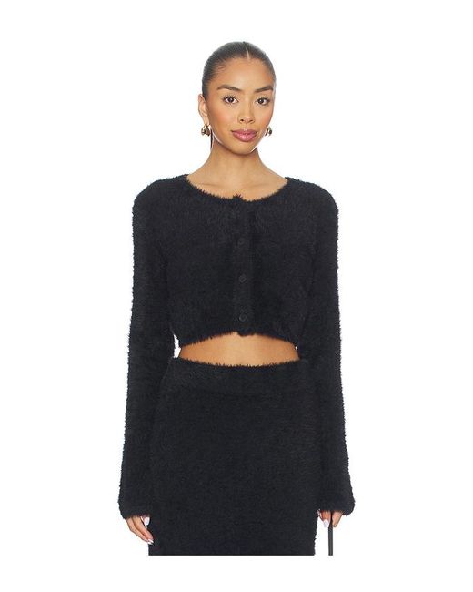 Helmut Lang Black Kurzer Cardigan