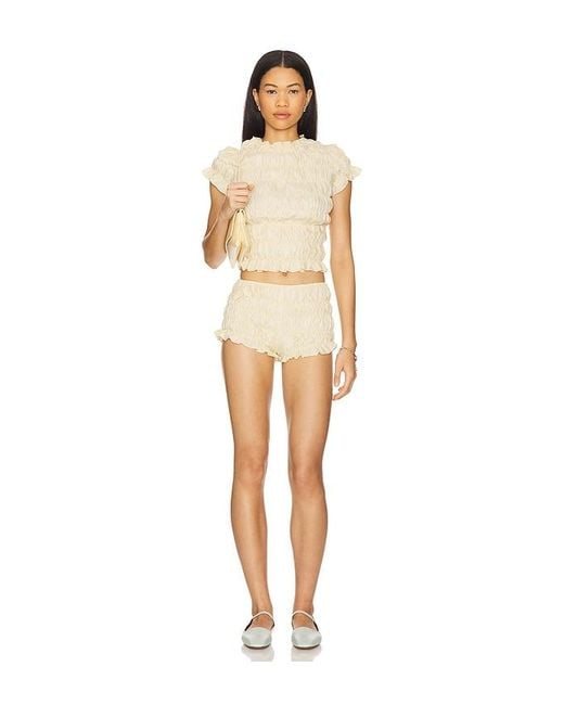MORE TO COME Natural X Emma Rose Ellery Short Set