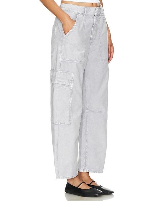 Citizens of Humanity White Marcelle Cargo Pant
