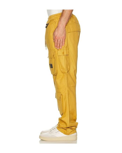 BBCICECREAM Yellow Hemisphere Cargo Pants for men