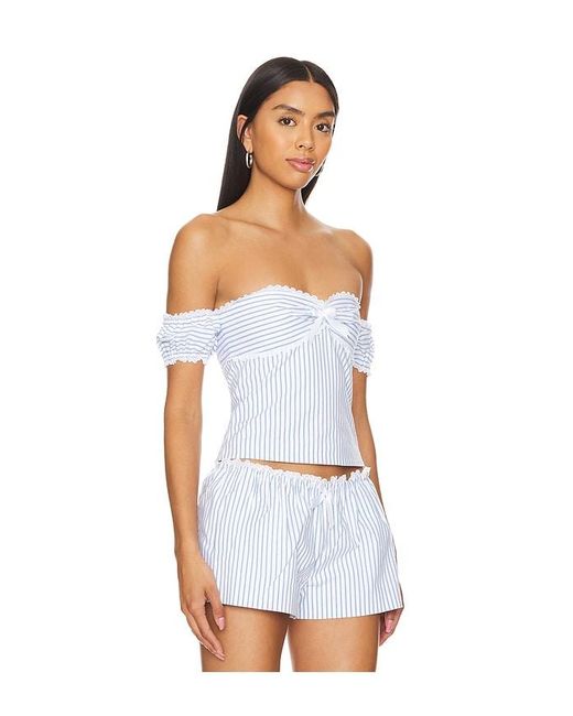 MAJORELLE White Cynthia Top