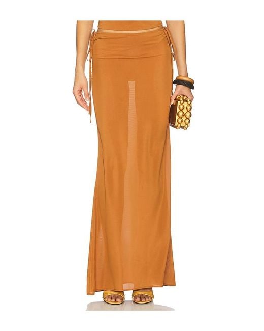 VDM Orange Evvy Tide Skirt