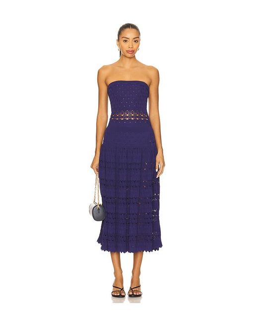 Vestido Payge En Color Azul Marino Talla (También En M, S, Xs) Alexis de color Blue