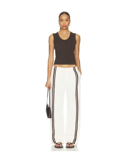 Rag & Bone White Logan Pull On Track Pants