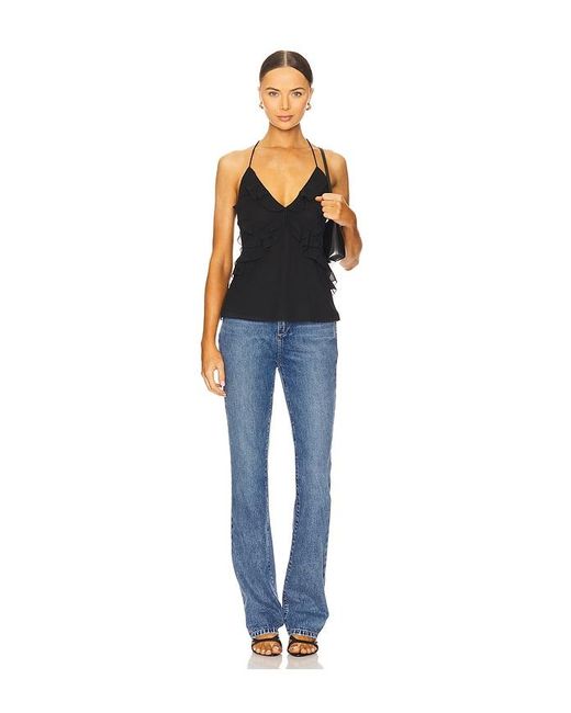 FAVORITE DAUGHTER Blue The Valentina Boot Super High Rise Jeans