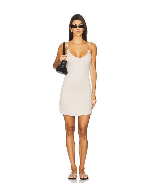 Michael Lauren White Kleid Noir