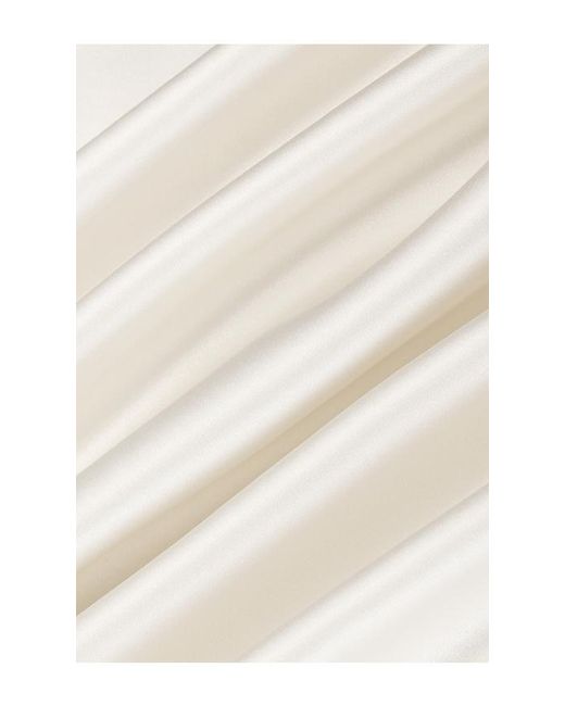 SRG White Romy Silk Skirt