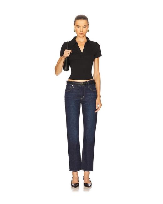 Citizens of Humanity Blue Anissa Low Rise Straight Jeans