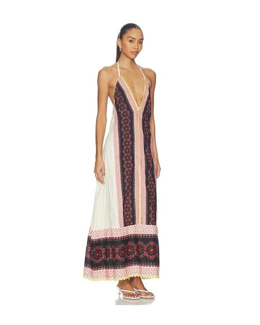 Free People White Cubana Maxi Dress