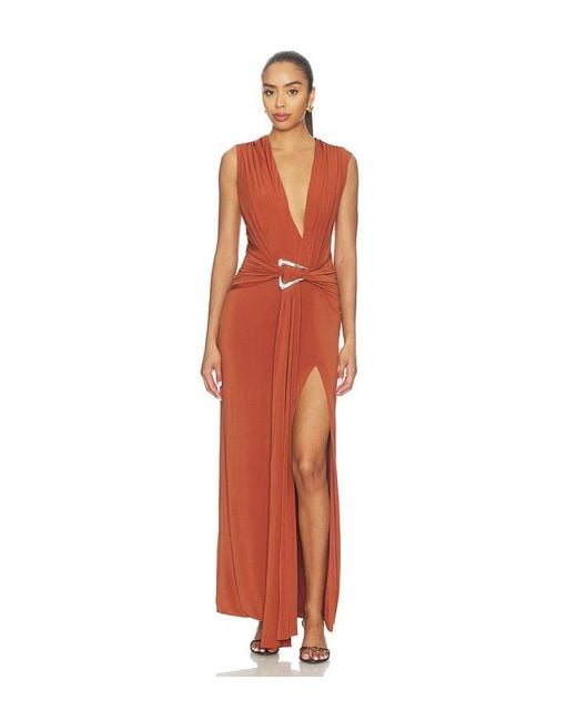 Et Ochs Orange Jil Gown