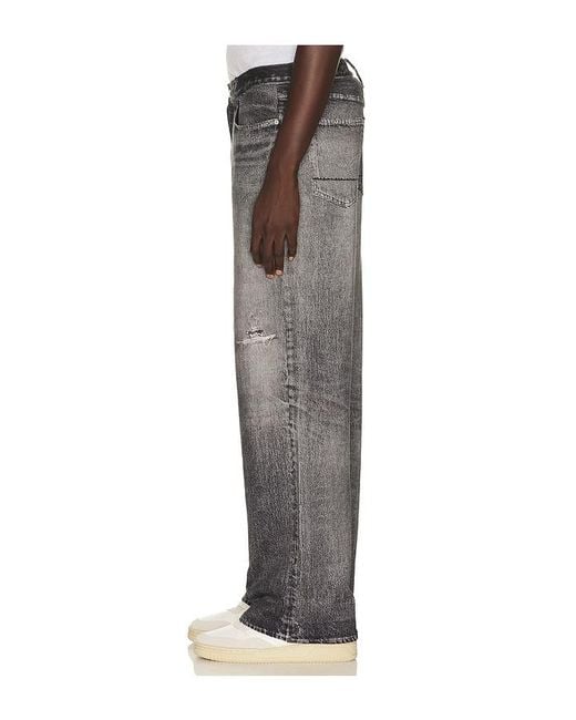 AllSaints Black Lenny Denim Trouser for men