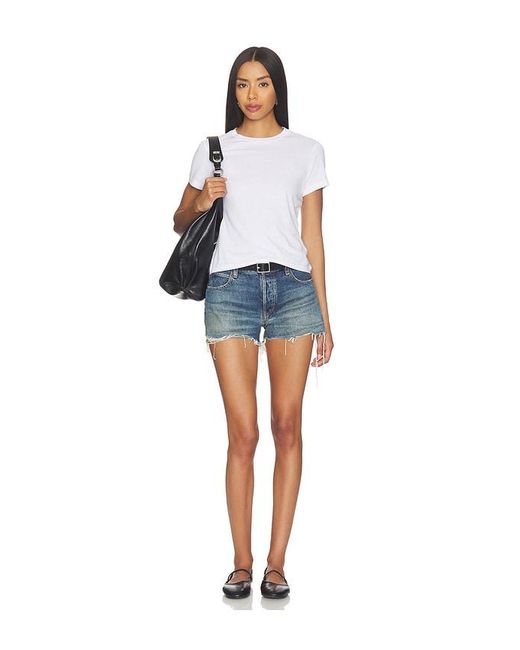 FRAME Blue The Hang Short