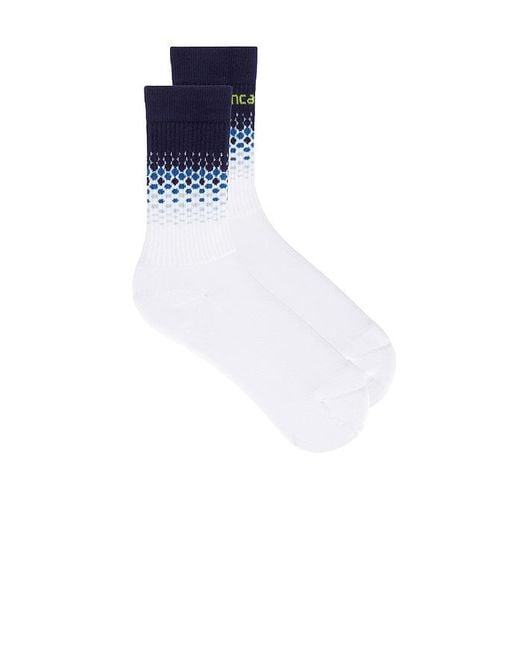 Casablanca Blue Halftone Gradient Socks for men