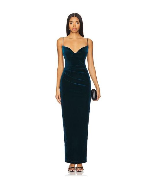 Nookie Blue Mystery Maxi Dress