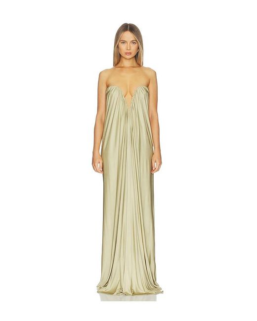 The New Arrivals Ilkyaz Ozel Metallic Olivienne Dress