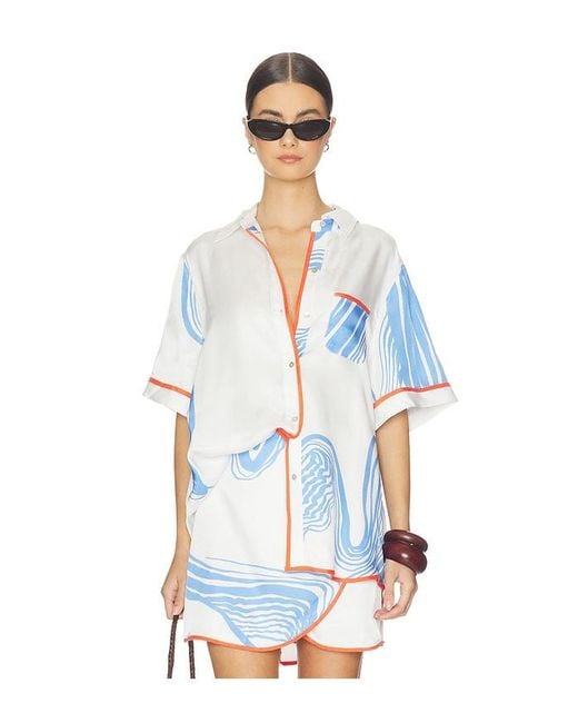 Sancia White The Peita Shirt