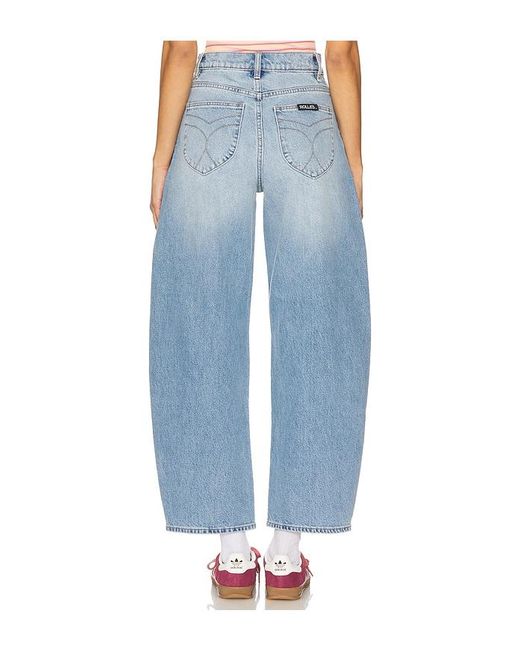 Rolla's Blue Gigi Barrel Jeans
