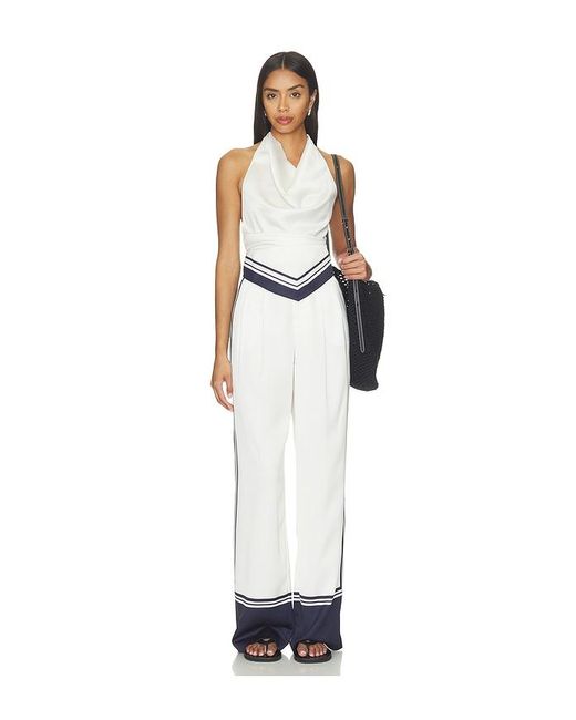 SER.O.YA Blue Nicola Satin Top