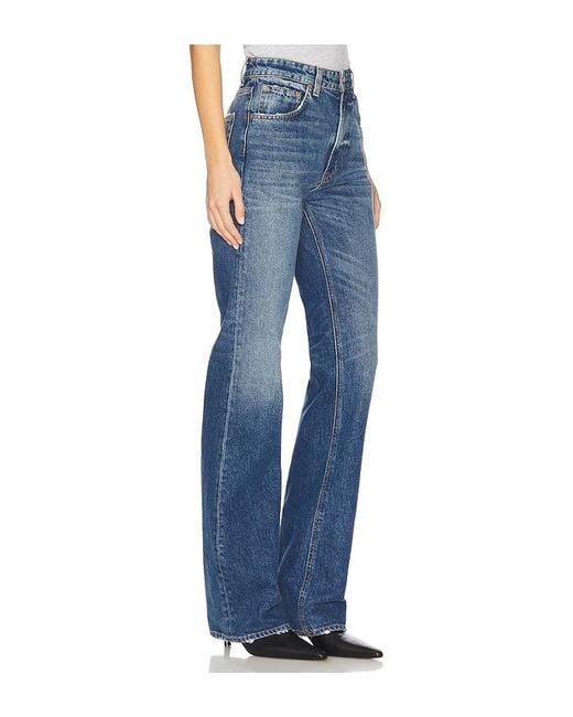 GRLFRND Blue Melanie High Rise Boot Cut