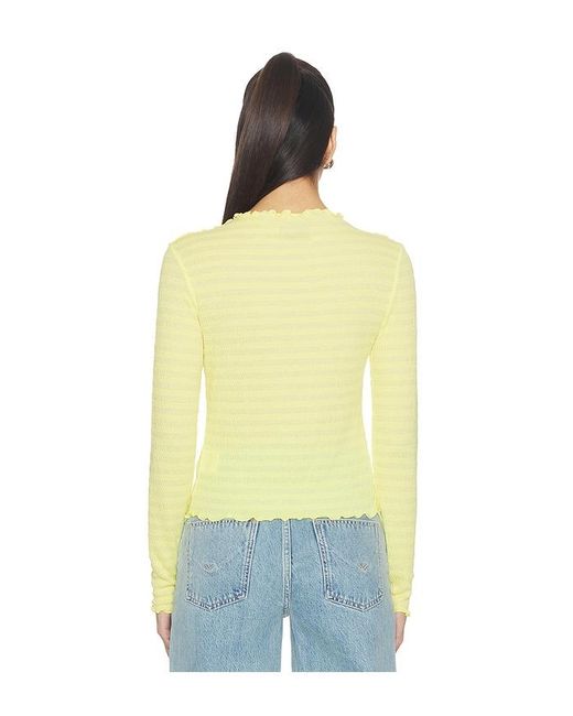 Halfdays Blue Ynes Long Sleeve Top