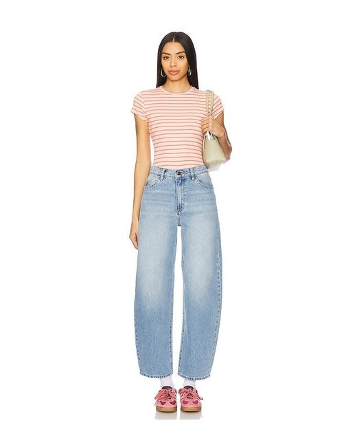 Rolla's Blue Gigi Barrel Jeans