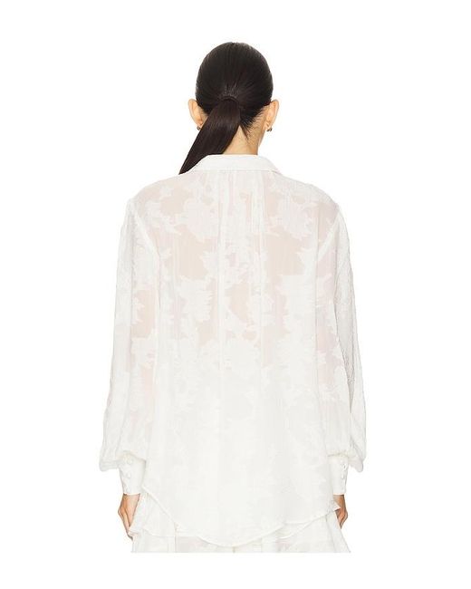Hemant & Nandita White X Revolve Boho Shirt