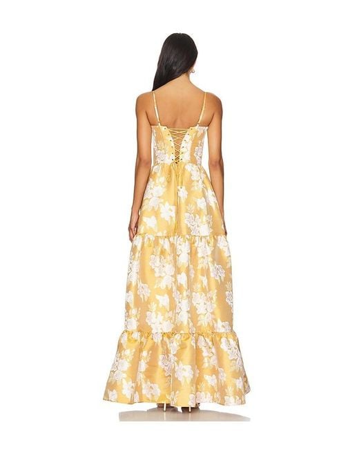 V. Chapman Metallic Lucetta Gown