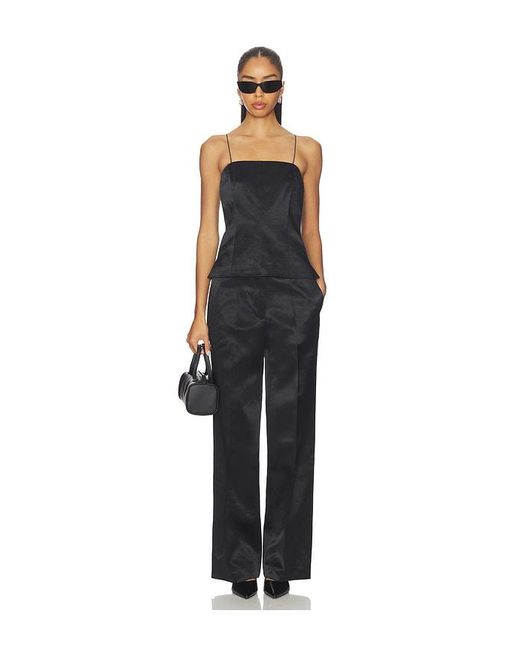 Helmut Lang Black Minimal Slip Top