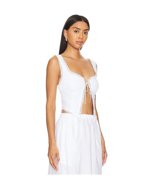 MAJORELLE White Kismet Top