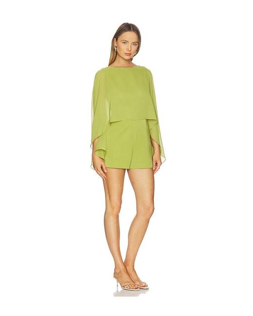 Line & Dot Yellow Fond Romper