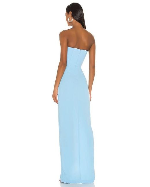 Amanda Uprichard Blue Cherri Gown