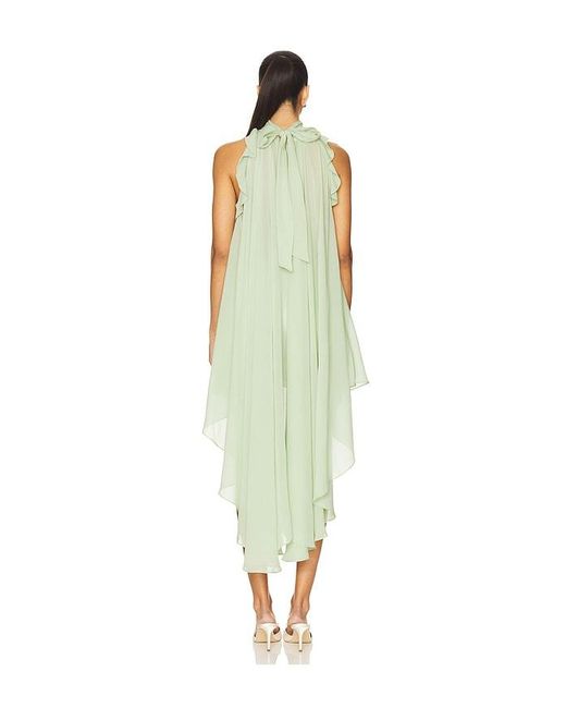 La Fuori Multicolor Gathered Halter Top