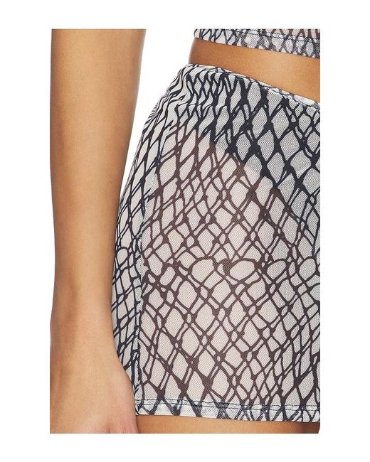 Miaou Blue Elektra Skirt