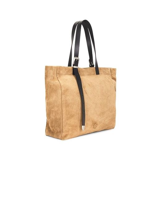 AllSaints Brown Haven Suede Tote for men