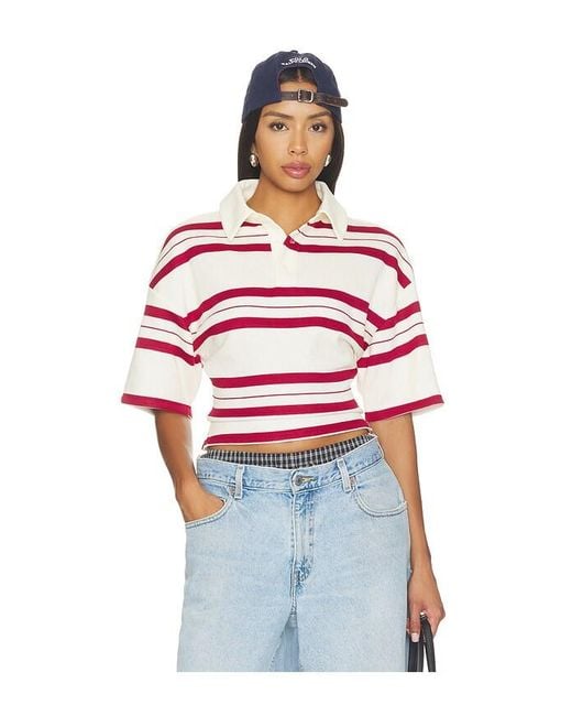 Lovers + Friends Red Berlinda Top