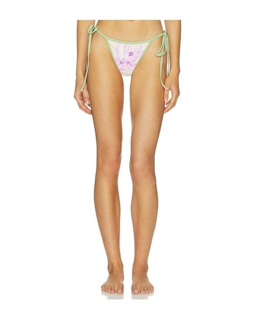 Juliet Johnstone White The Bailey String Bikini Bottom