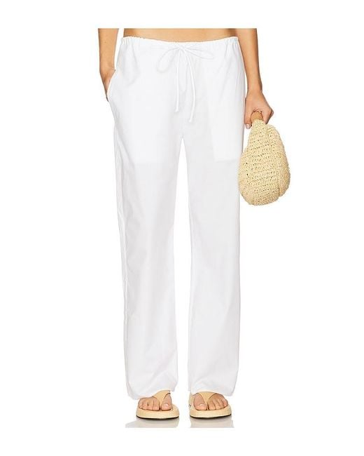 Clique White Kira Pant
